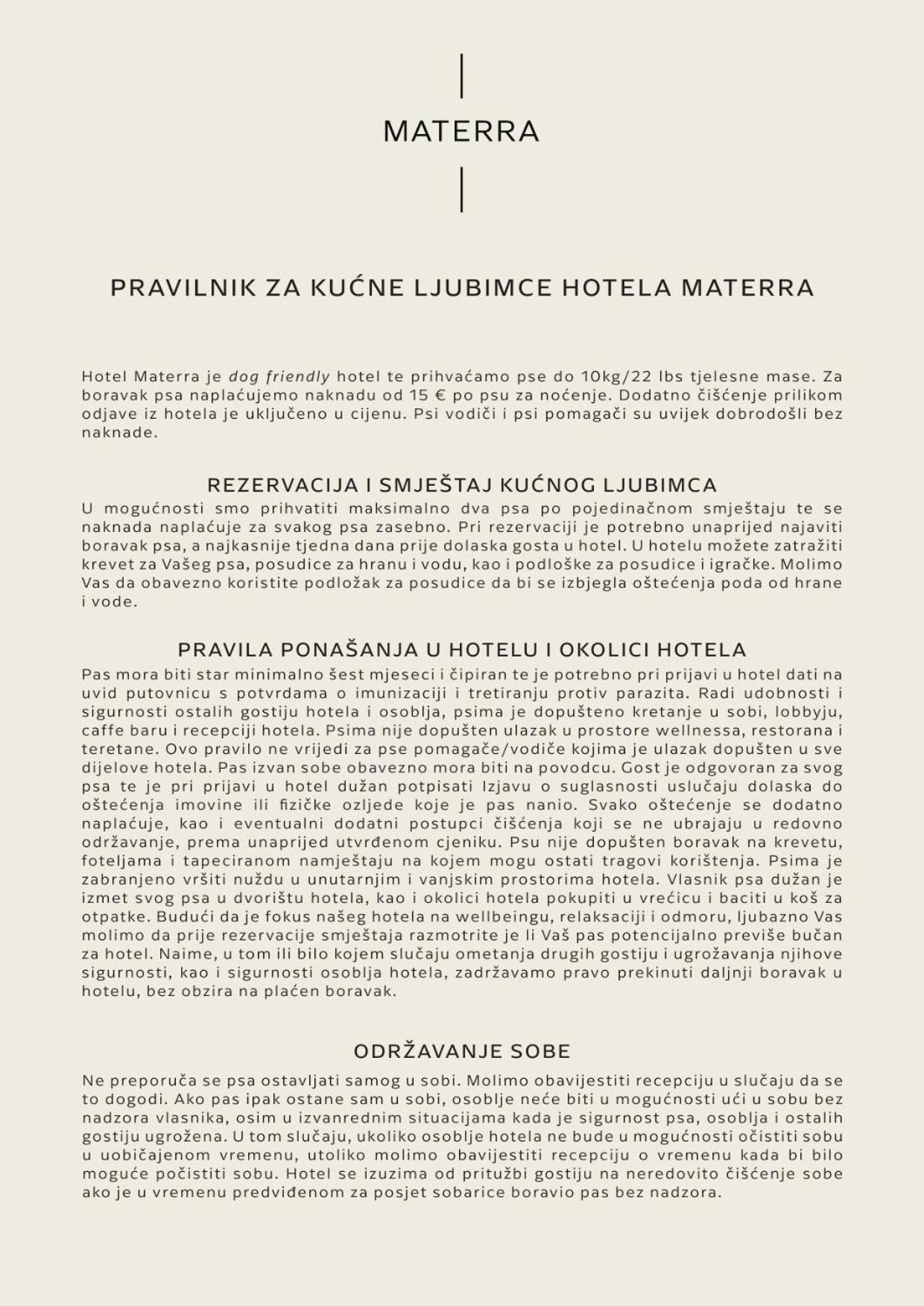 Hotel Materra Ossero Esterno foto